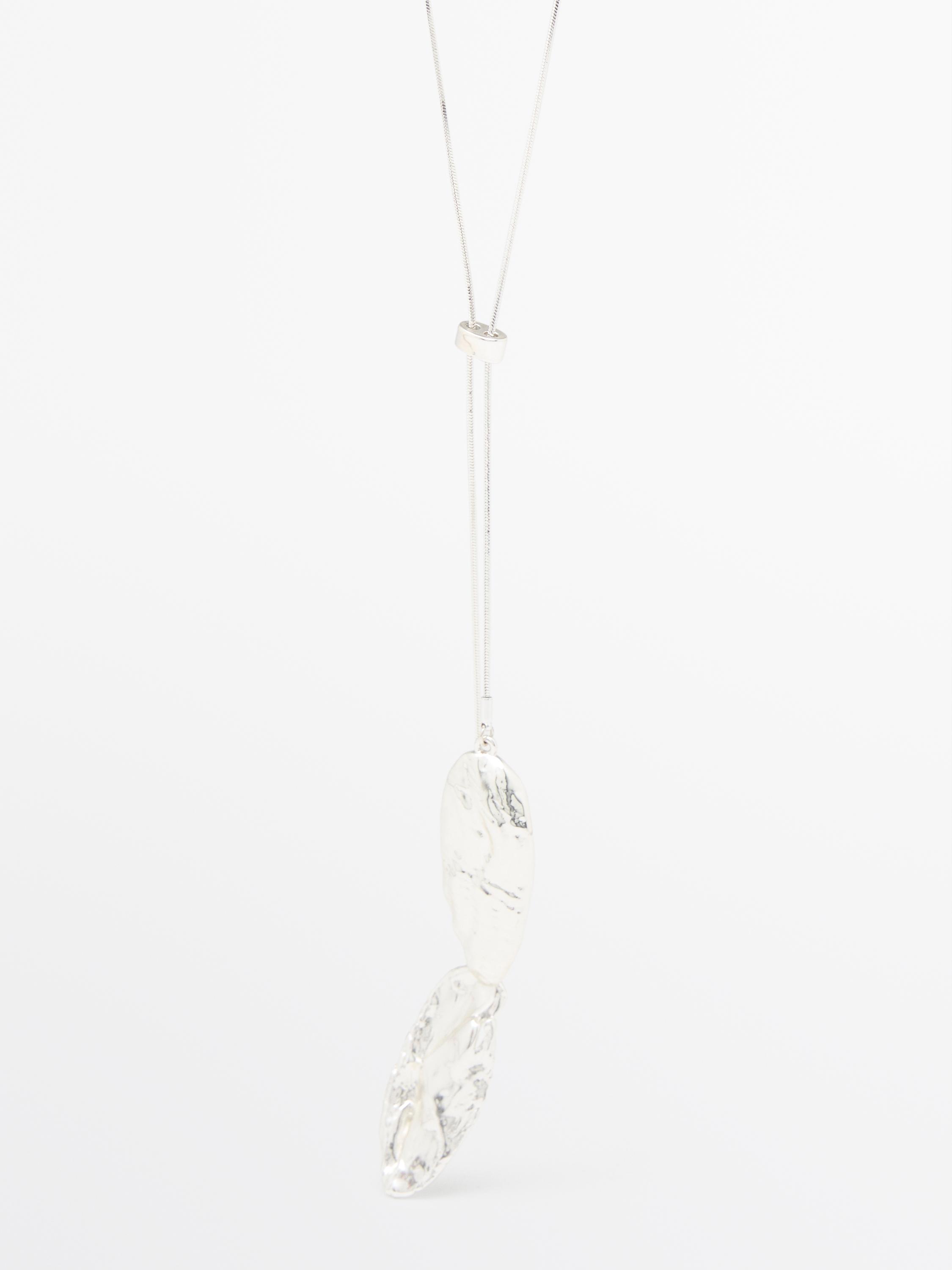 Collier pièces texturées réglable